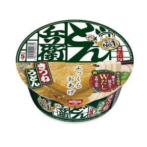 닛신 돈베이 유부우동 튀김소바 우동 컵라면 X 12팩 - 알파앤오메가